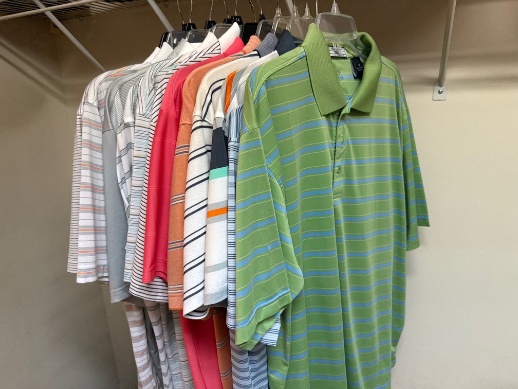 Men's Performance Golf Polo Shirts Size XL