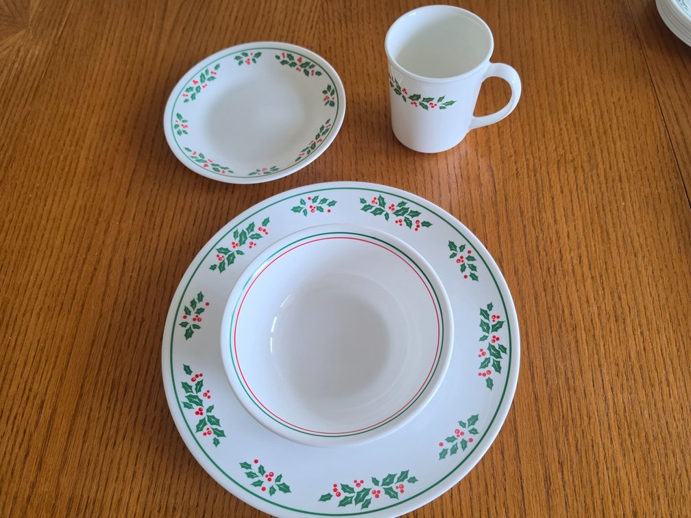 Corelle Holiday Dishes