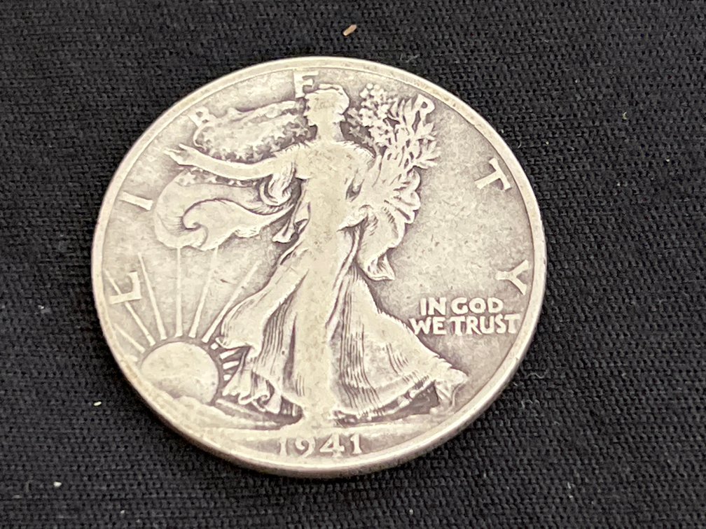 1941-S Walking Liberty Silver Half Dollar