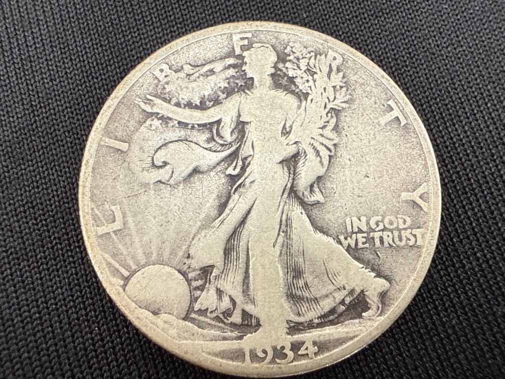 1934-D Walking Liberty Silver Half Dollar