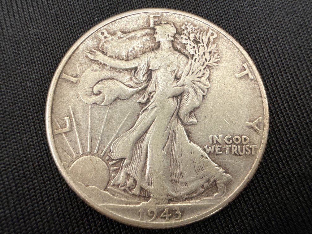 1943 Walking Liberty Silver Half Dollar