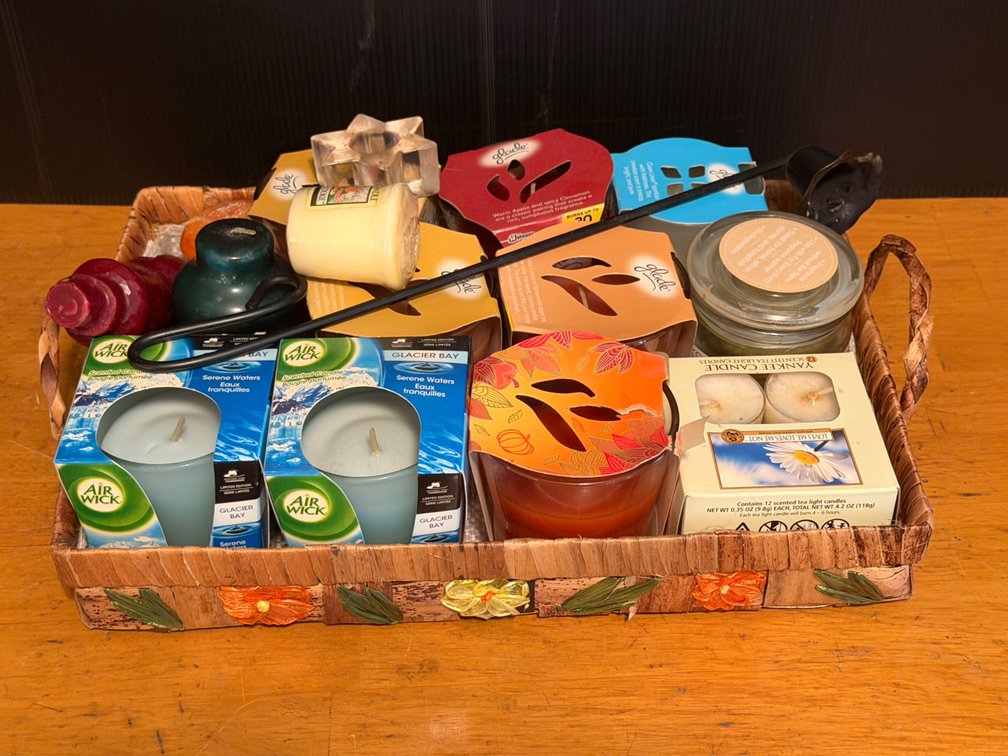 Yankee Candle, Glade & Air Wick Scented Candles with Accessories