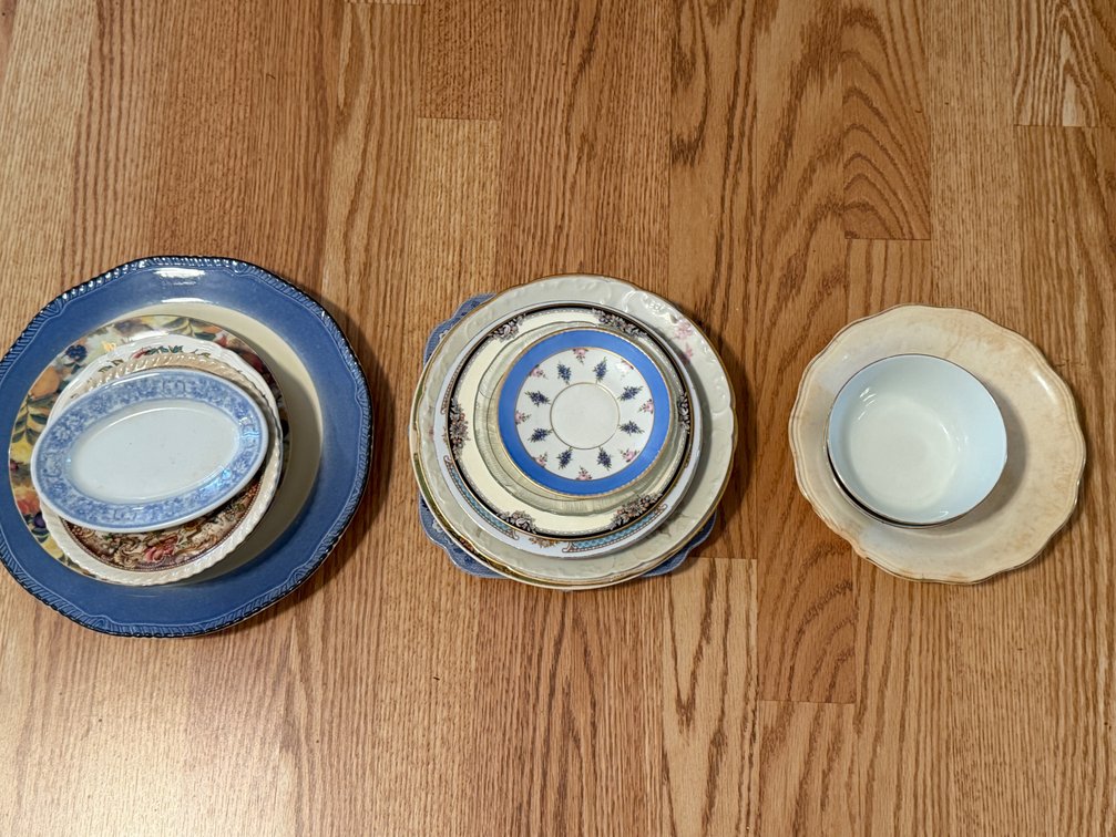 Vintage Porcelain and Transferware Tableware Collection