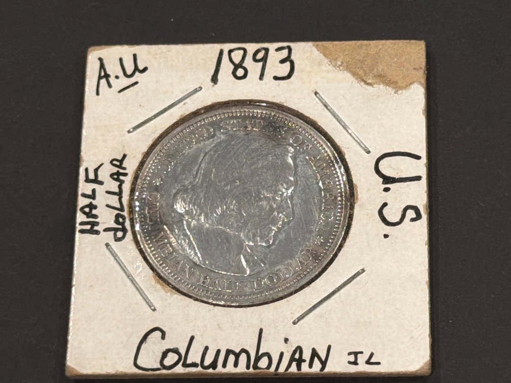 1893 Columbian Exposition Commemorative Silver Half Dollar
