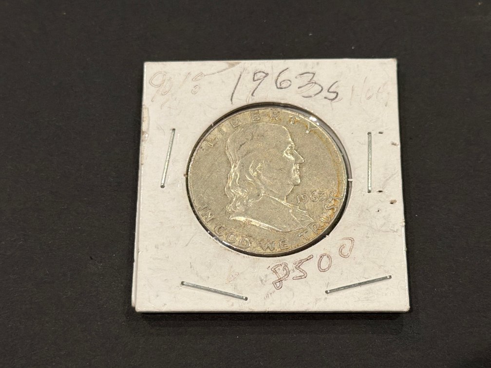 1963 United States Franklin Half Dollar