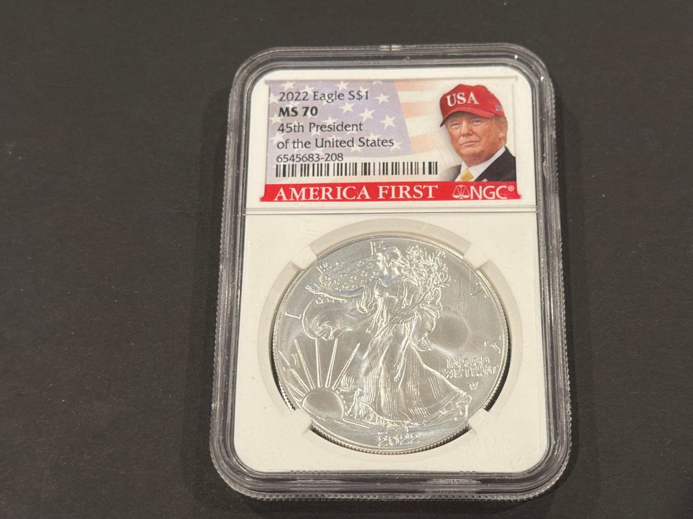 2022 American Silver Eagle $1 Coin NGC MS 70