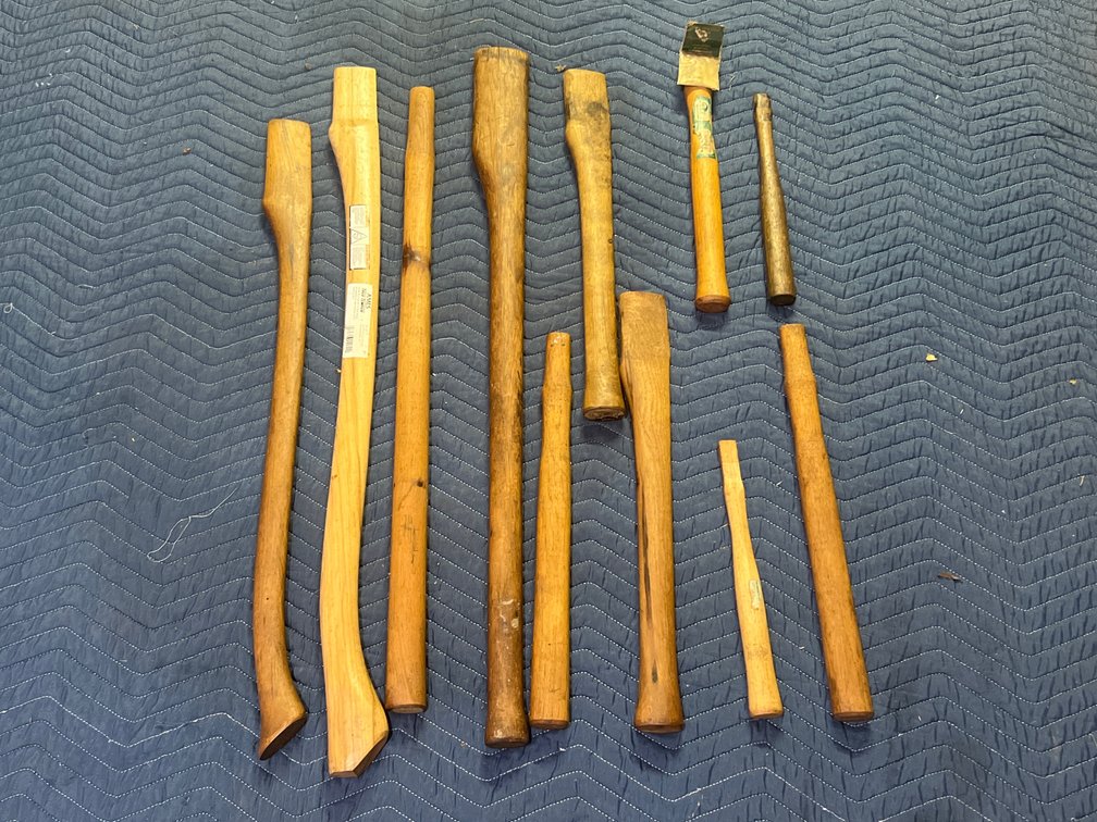Wooden Tool Handles-Unused