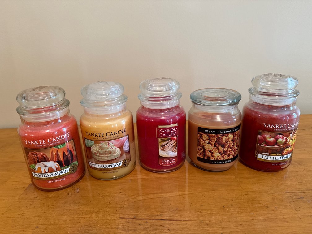Assorted Scented Jar Candles
