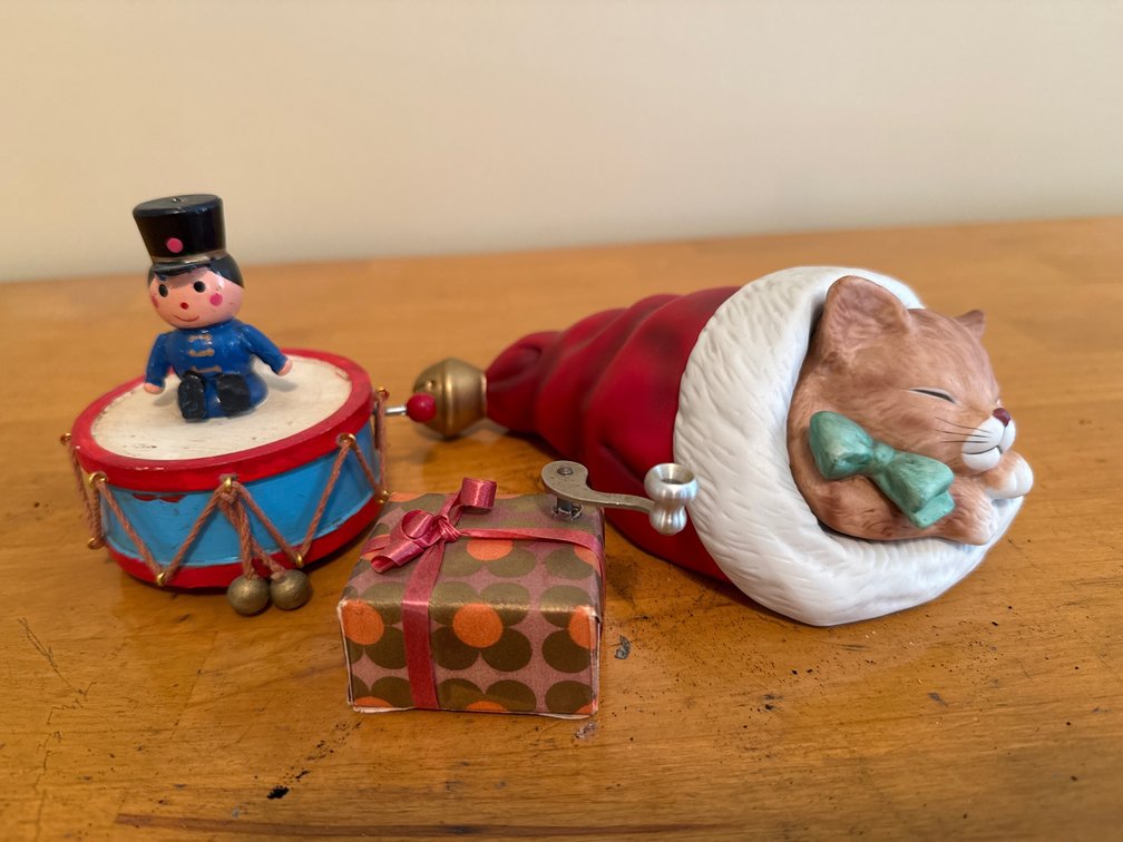 Vintage Enesco & Schmid Holiday Collectibles