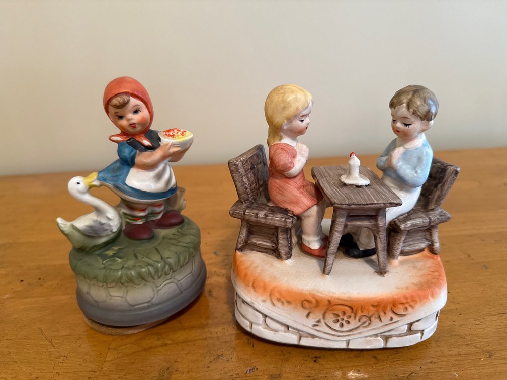 Vintage Ceramic Musical Figurines