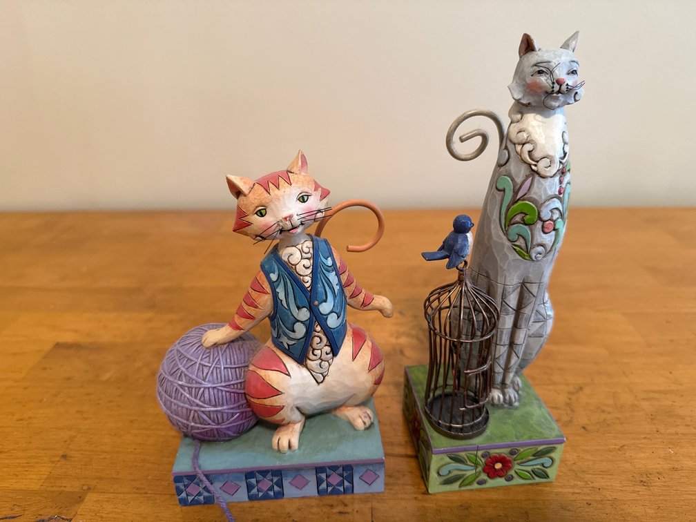 Jim Shore Heartwood Creek Cat Figurines