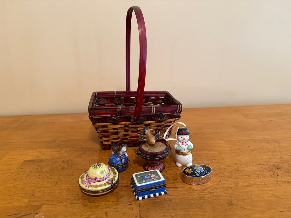 Limoges France & Assorted Trinket Boxes