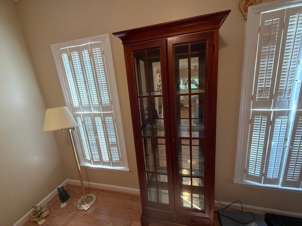 Wooden Curio Cabinet