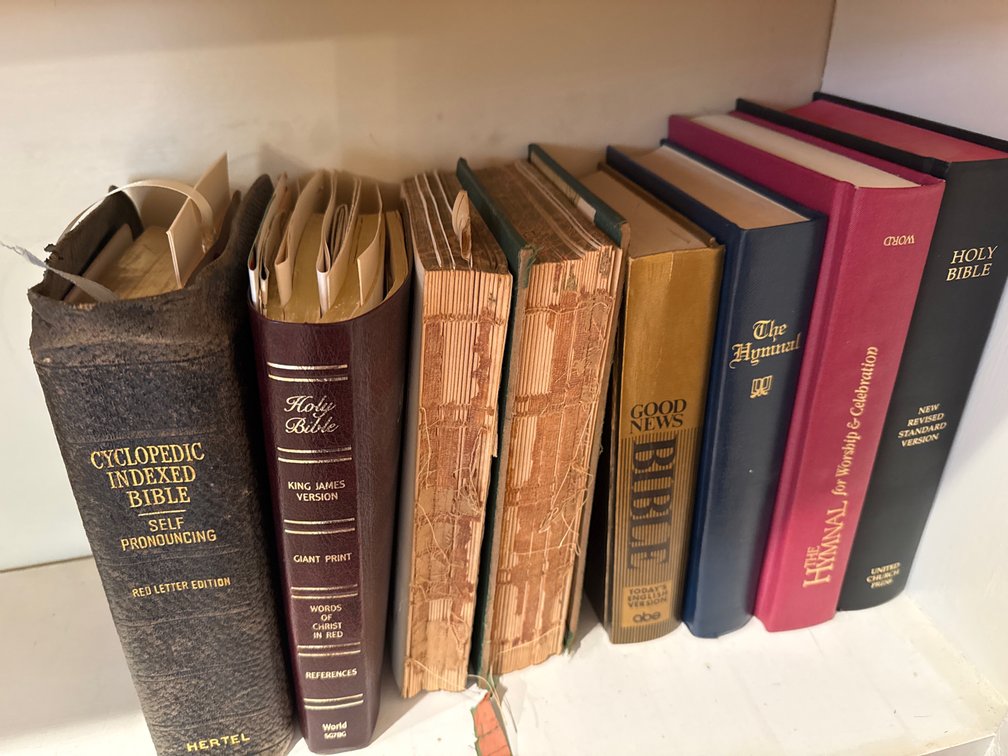 Bibles and Hymnals
