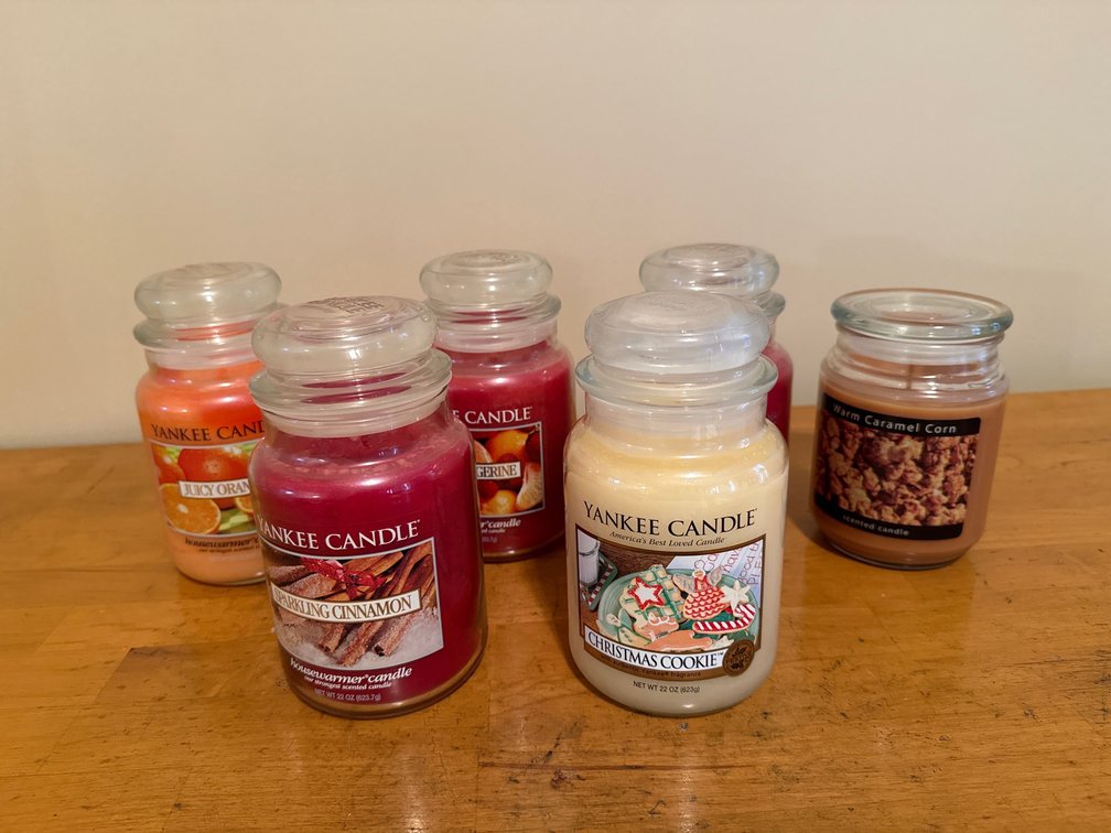 Yankee Candle & Assorted Scented Jar Candles