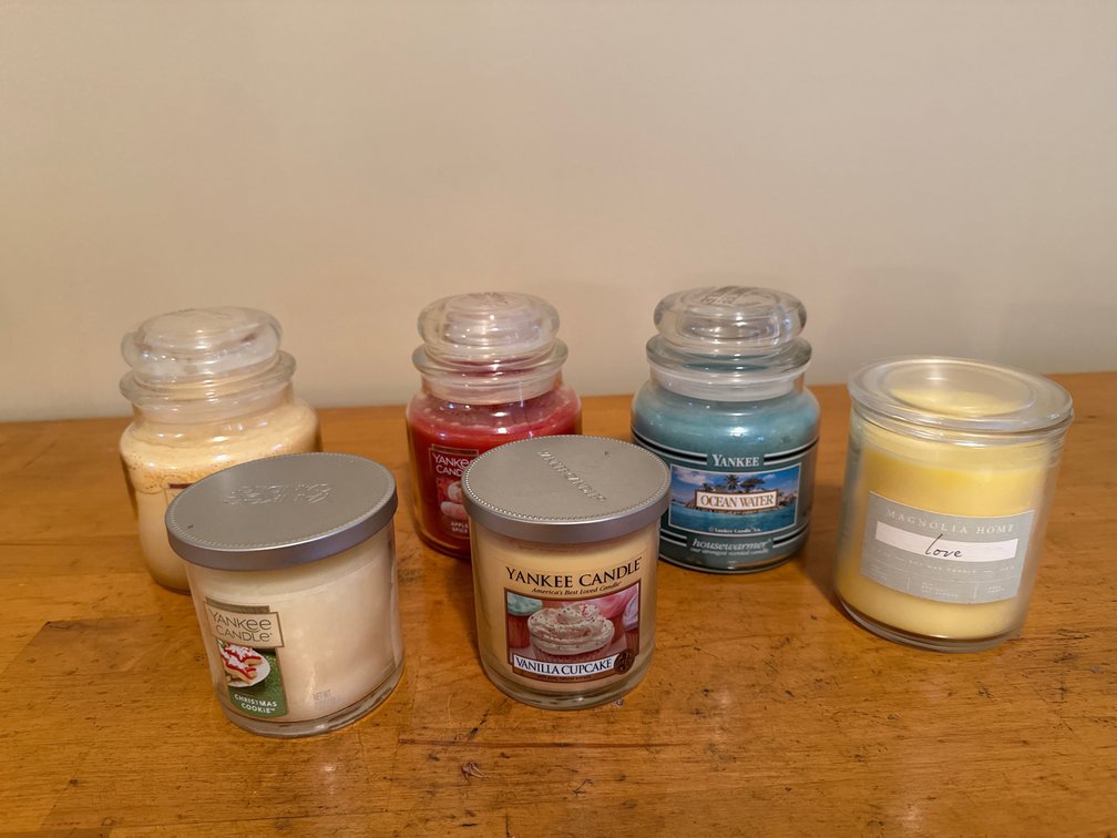 Yankee Candle and Magnolia Home Jar Candles
