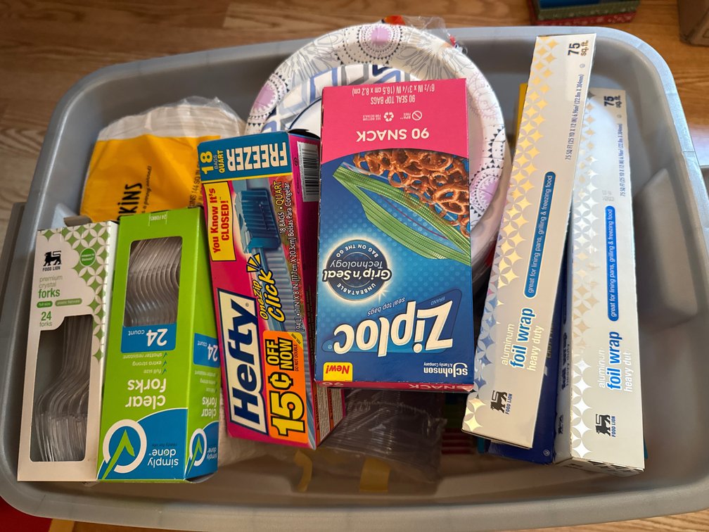 Assorted Disposable Tableware & Kitchen Supplies