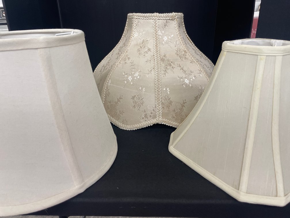 Assorted Fabric Lampshades