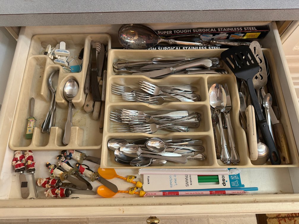 Mixed Kitchen Flatware and Utensil Lot