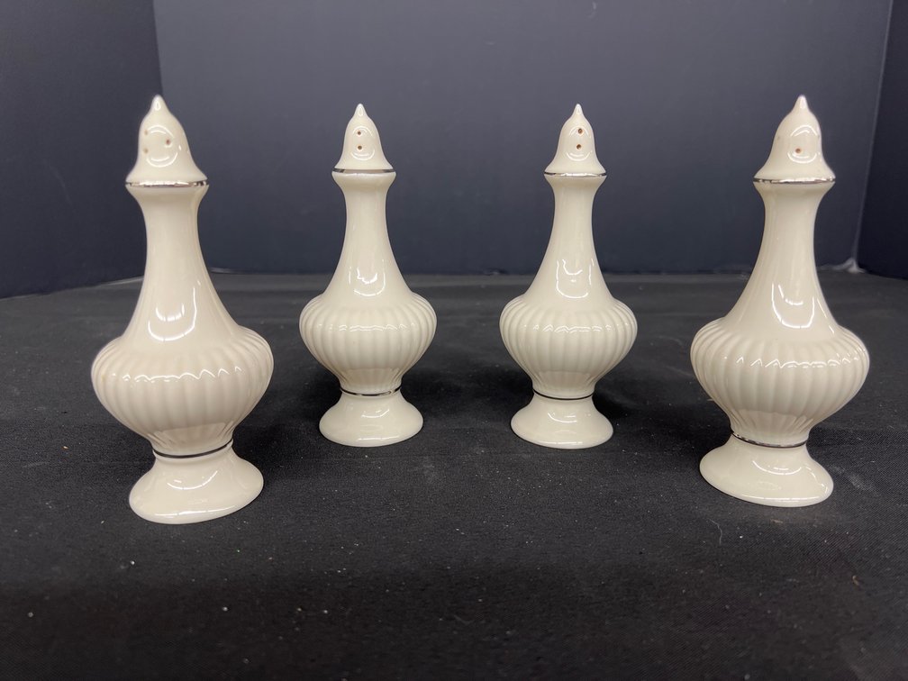 Lenox Ivory Porcelain Salt and Pepper Shakers