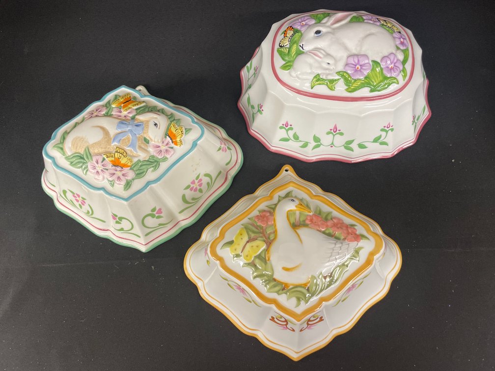 Franklin Mint Le Cordon Bleu Ceramic Molds