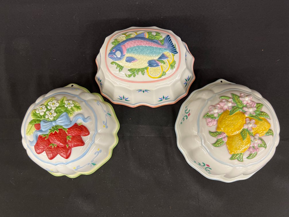 Franklin Mint Le Cordon Bleu Ceramic Molds
