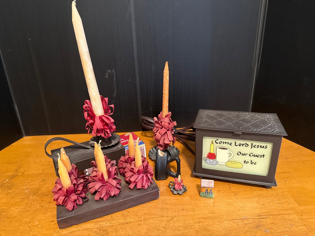 Primitive Home Decor & Religious Light Box