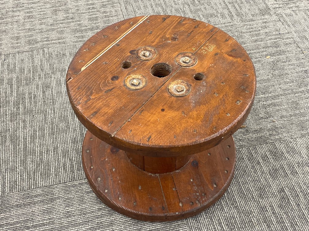Hackensack Cable Wooden Wire Spool