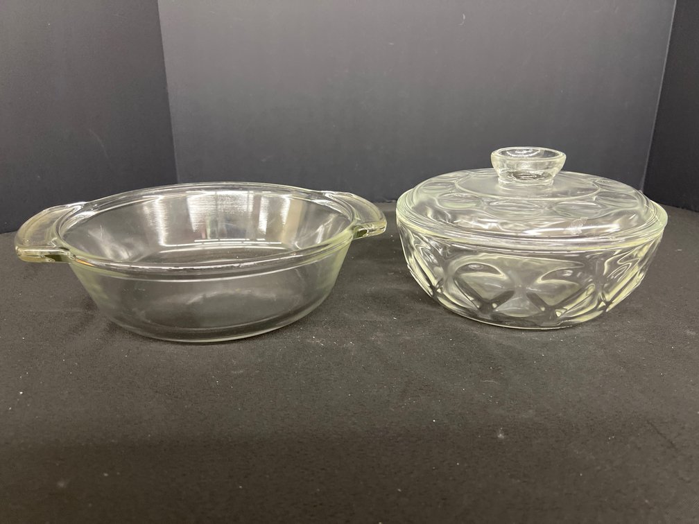 Corning Clear Glass Casserole Dishes