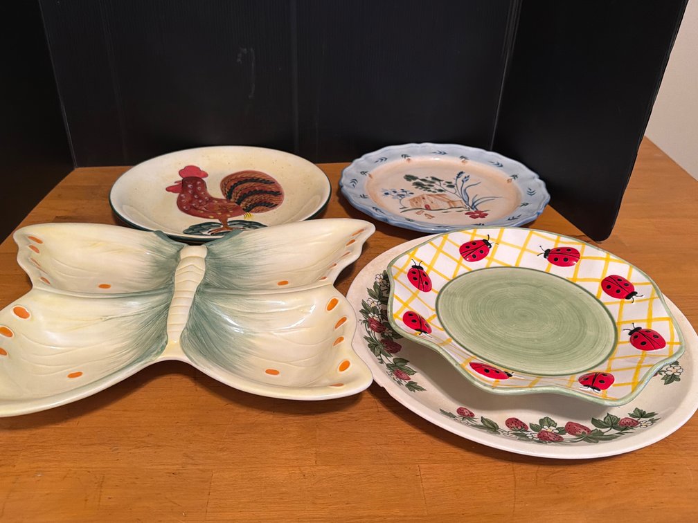 Assorted Branded Ceramic Tableware (5)
