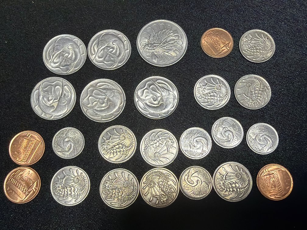 Republic of Singapore Marine Coins