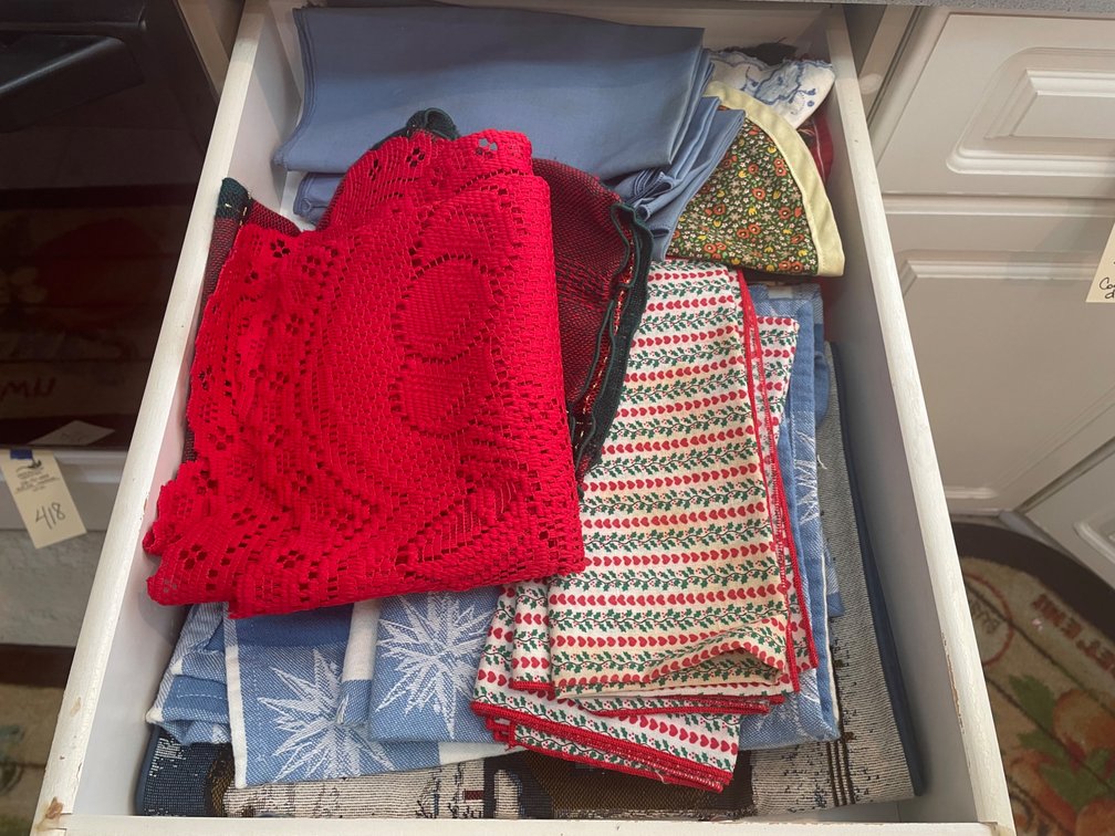 Assorted Woven & Embroidered Household Linens