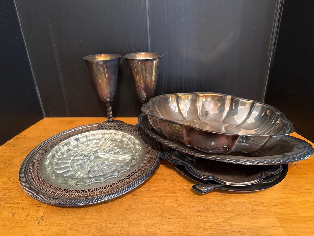 Silver-Toned Serveware and Holloware