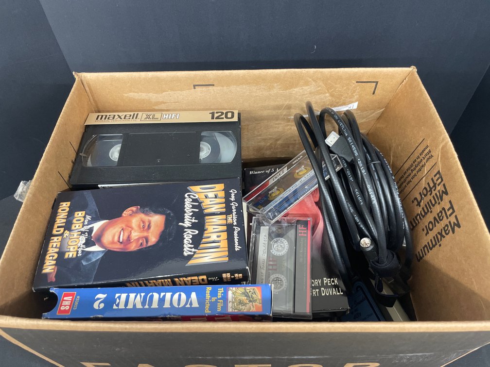 Mixed  VHS Tapes, Audio Cassettes