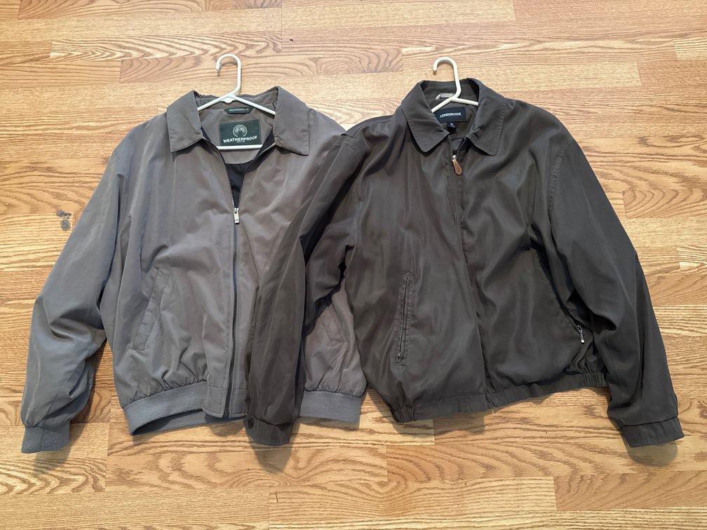Weatherproof and London Fog XL Windbreaker Jackets