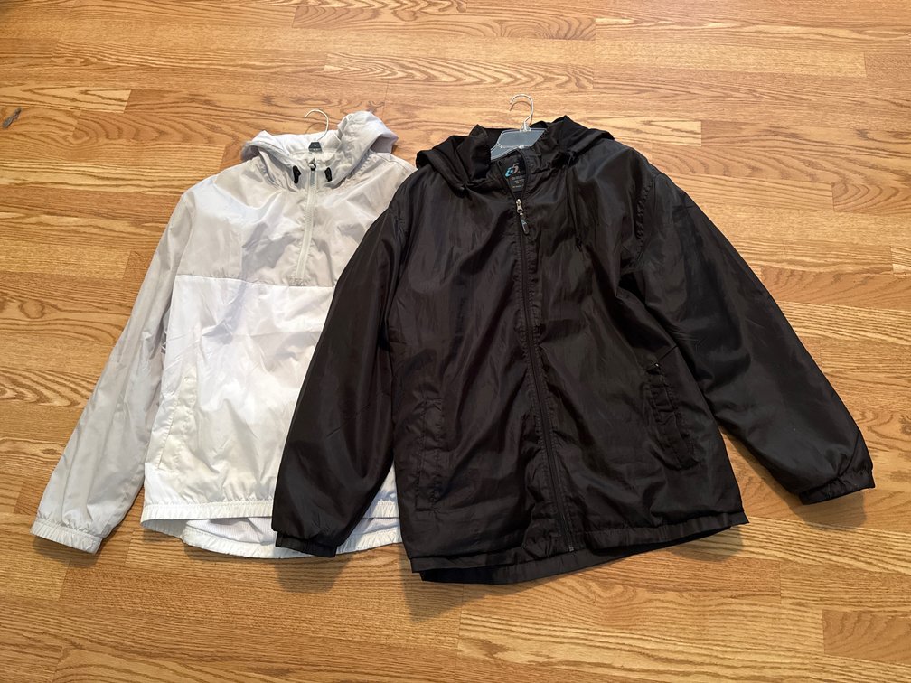 Tek Gear & i5 Apparel Hooded Windbreaker Jackets