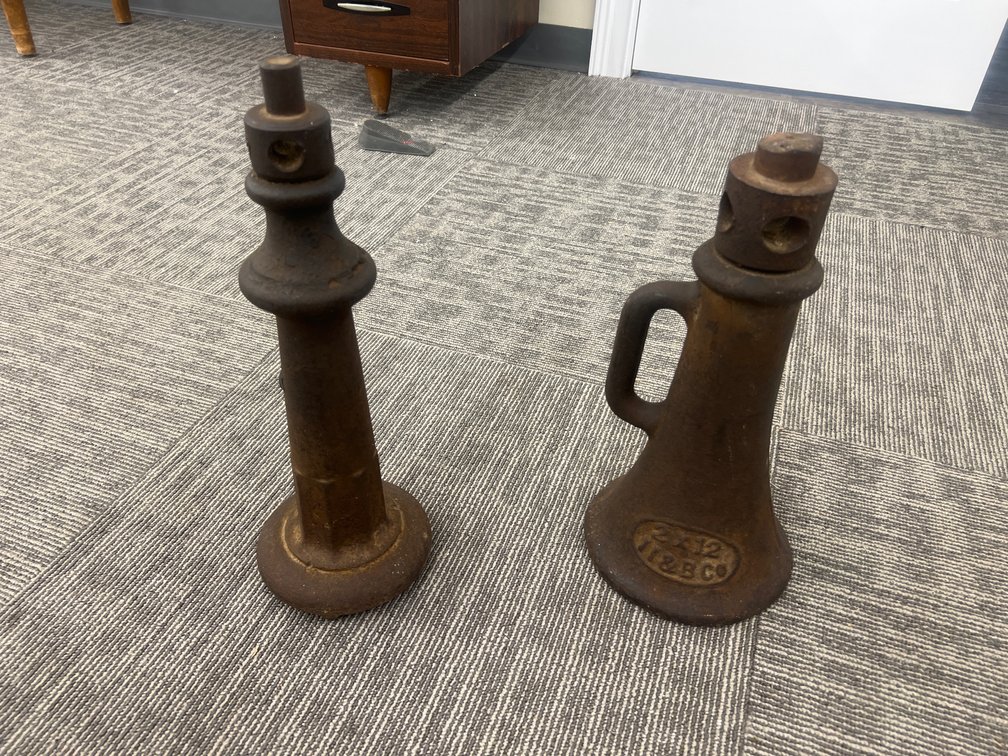 Antique Railroad Screw Jacks