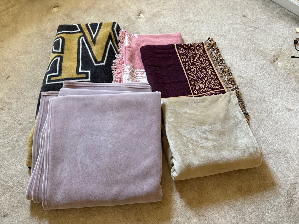 Woven and Plush Throw Blankets