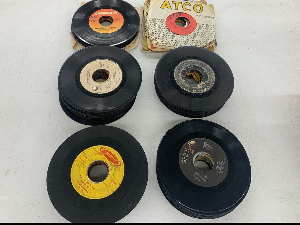 Assorted 45 RPM Vinyl Records