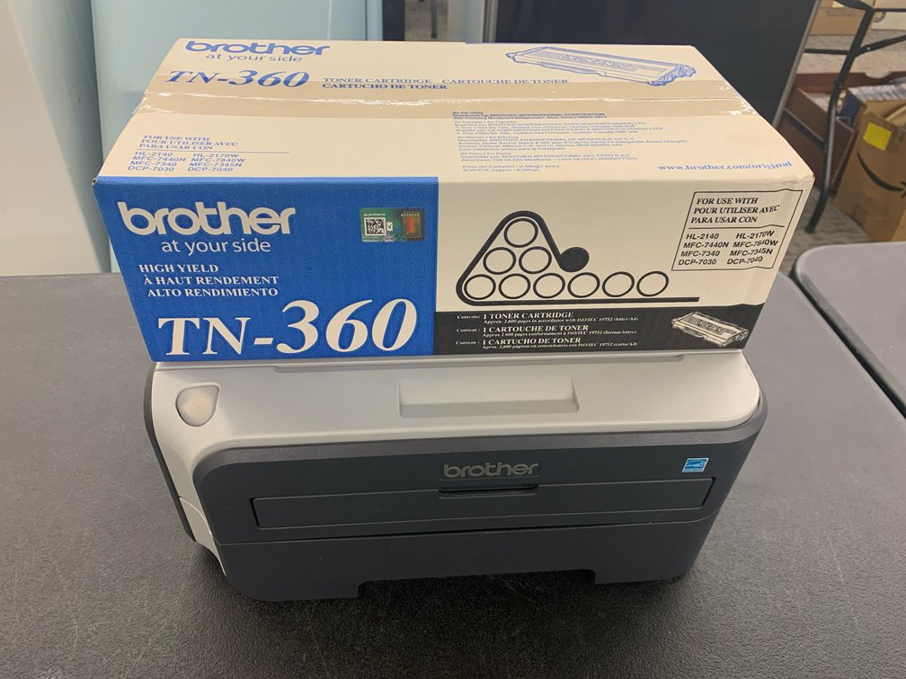 Brother HL-2140 Laser Printer & TN-360 Toner