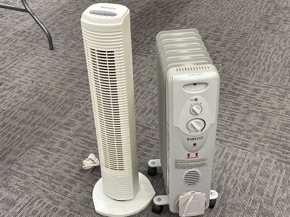 Holmes Tower Fan and HARVEST Radiator Heater