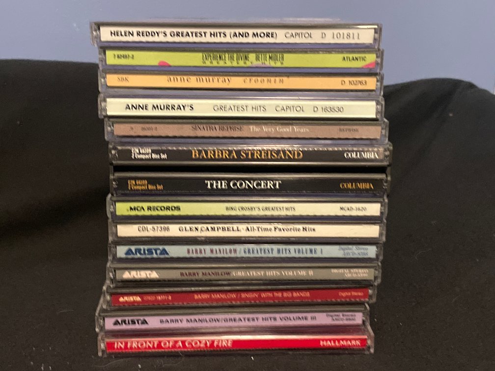 Music CDs Including Barry Manilow, Frank Sinatra, and More