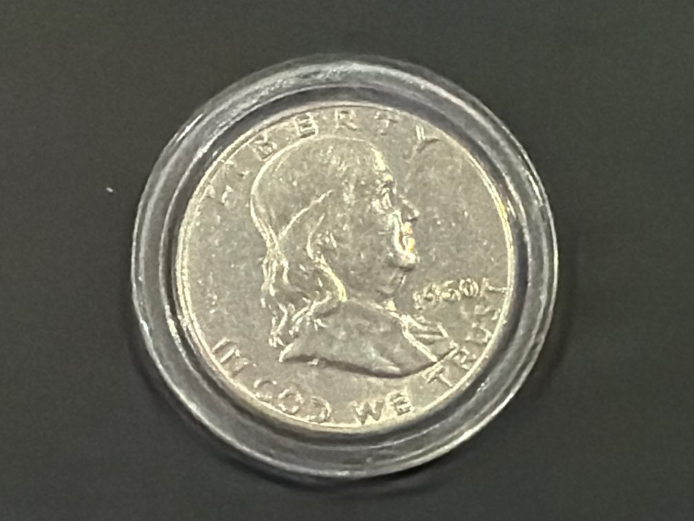 1960 United States Franklin Half Dollar Coin