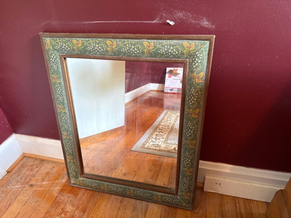 Stanley Monarch Grapevine Framed Wall Mirror, 16 x 20 in