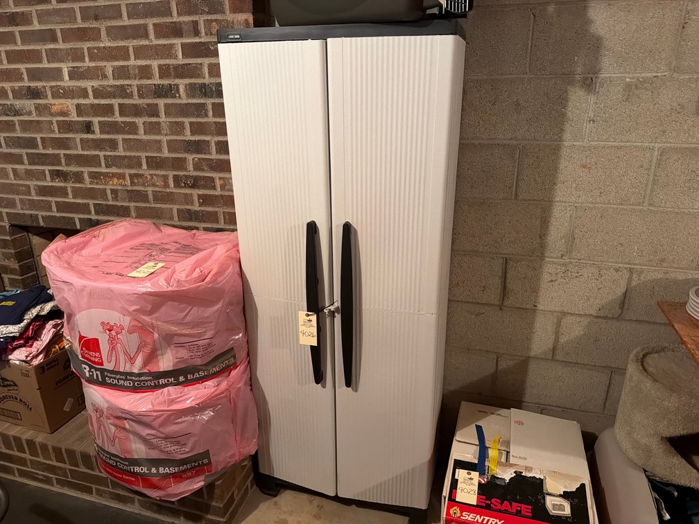 Tall Resin Two-Door Utility Storage Cabinet