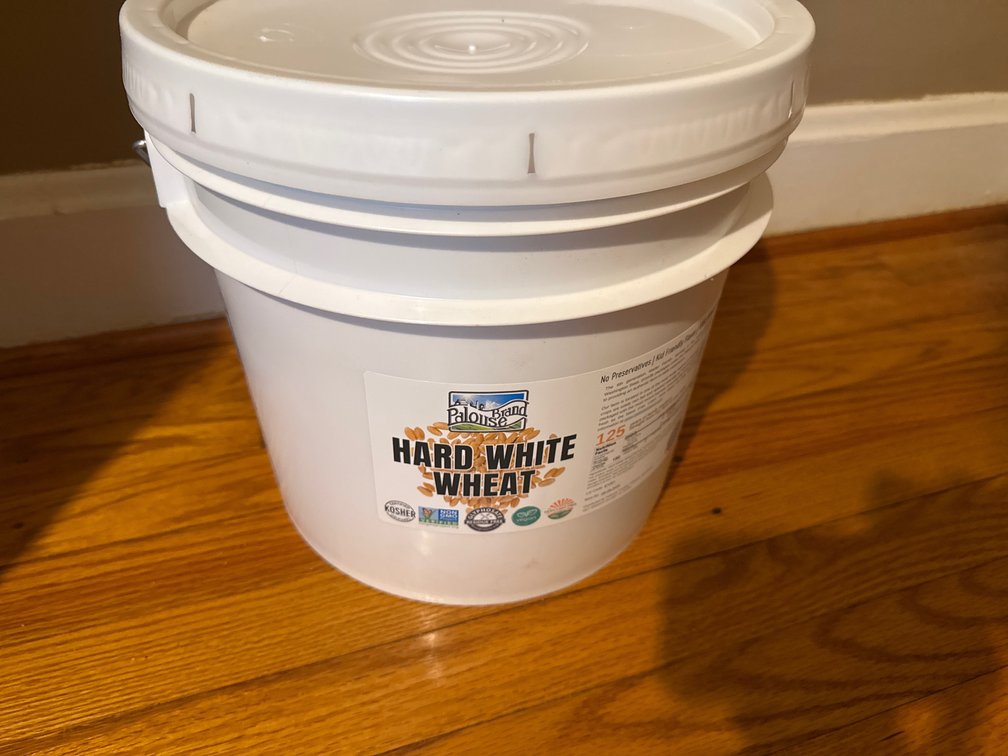 Palouse Brand Hard White Wheat 25 lb Bucket