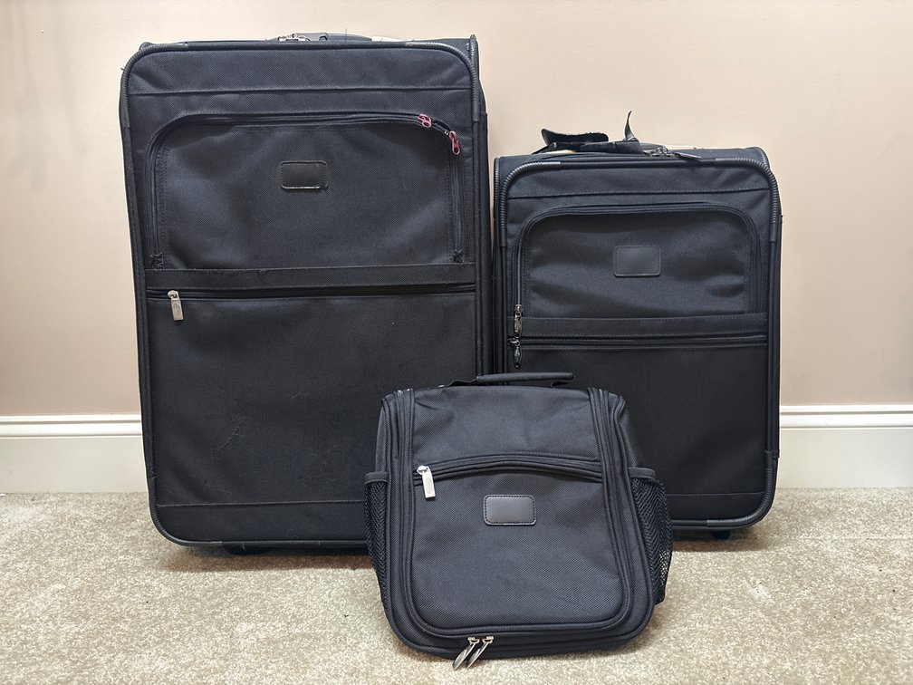H.T. Traders Three-Piece Softside Rolling Luggage Set