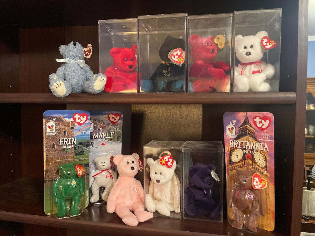 Ty Beanie Babies and Teenie Beanie Plush Bears
