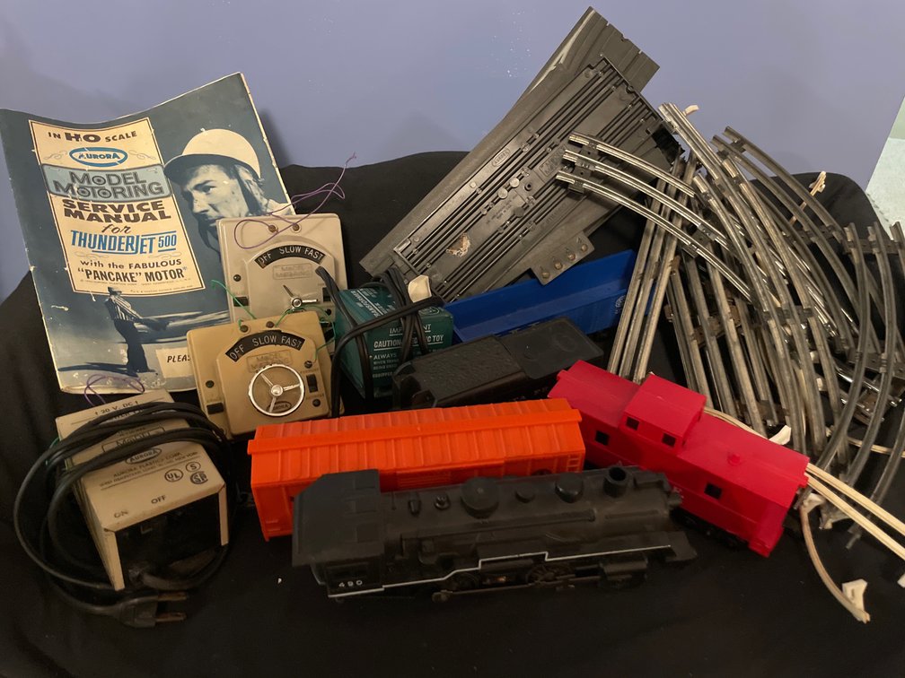 Model Trains, Slot Car Accessories, and Transformers
