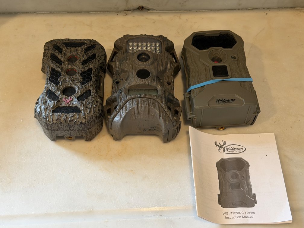 Wildgame Innovations Trail Cameras with Manual
